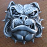 BULLDOG FACE BELT BUCKLE
