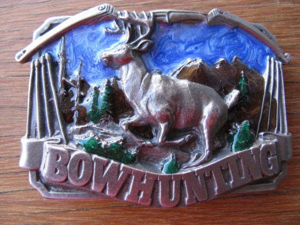 BOW HUNTING BELT BUCKLE No2