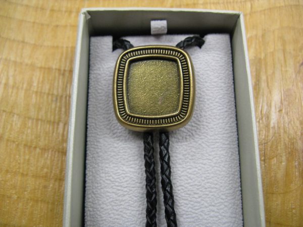 GOLD PLATED BOLO TIE