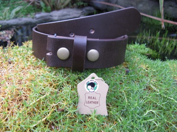 Brown Leather Belt 36.5mm (Interchangeable Buckle)