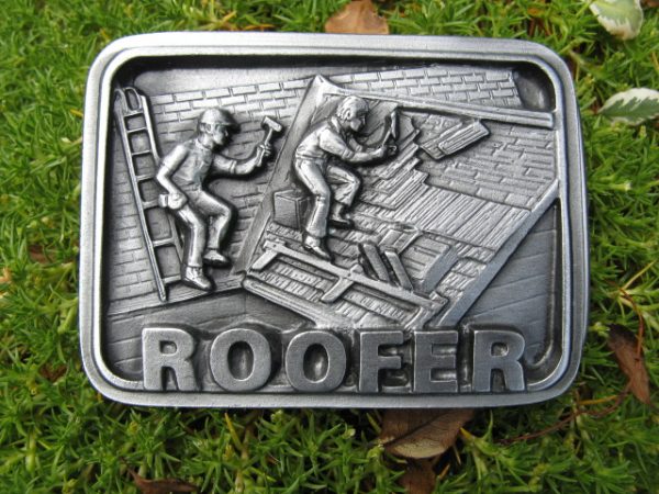 ROOFER BELT BUCKLE MADE IN THE USA
