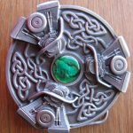 CELTIC KNOTS WITH V TWIN BELT BUCKLE